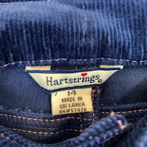 Hartstrings Corduroy w/ Floral Design Pants Sz 14 - Picture 11 of 16